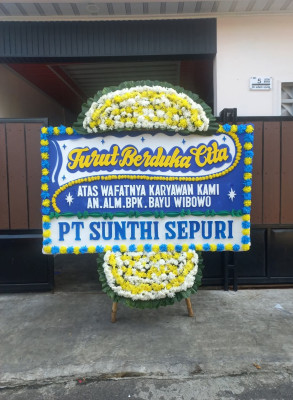 Papan Bunga Duka di Bandar Dua